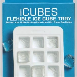 Vintage Apps Shaped Ice Cubes Tray